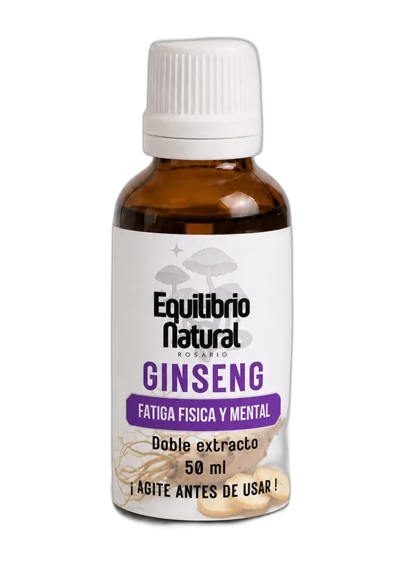 Frasco de Ginseng — doble extracto líquido 50 ml